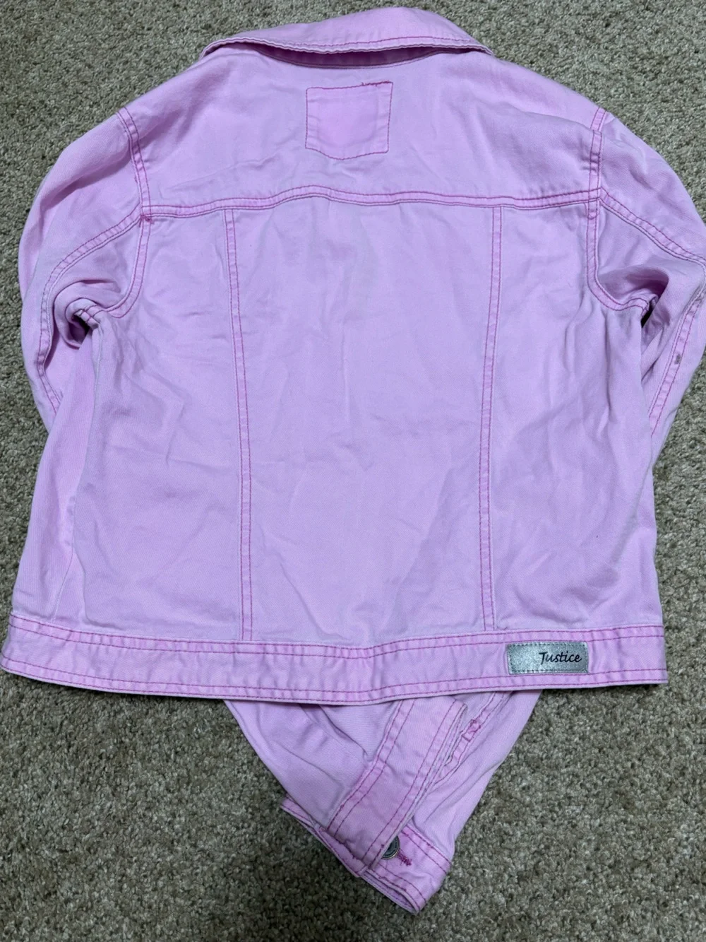 Girl’s Justice Pink Denim Jacket
